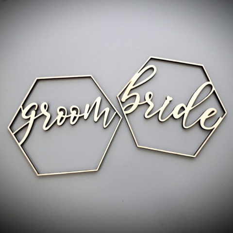 Groom bride